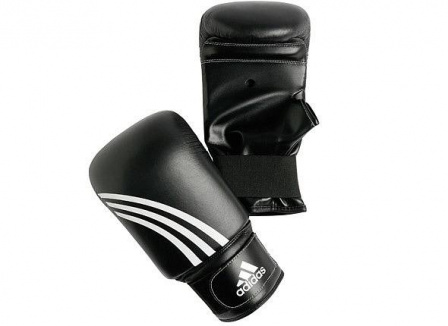 Снарядные перчатки  Adidas/Performer    черный кожа. к/з в интернет-магазине VersusBox.ru