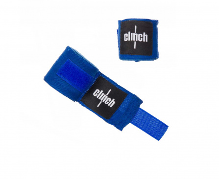 Бинты эластичные Clinch Boxing Crepe Bandage Punch синие в интернет-магазине VersusBox.ru