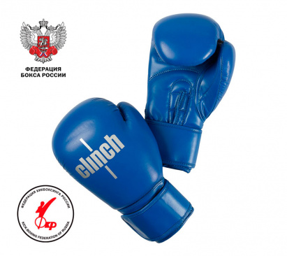 Перчатки боксерские Clinch Olimp Plus синие в интернет-магазине VersusBox.ru