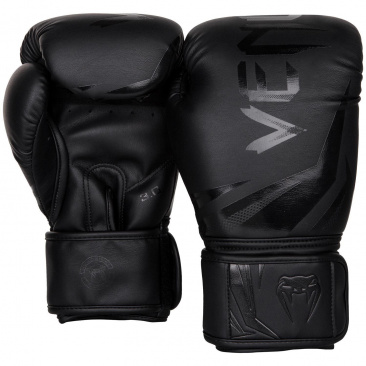 Venum  боксерские тренировочные перчатки Challenger 3.0 черные в интернет-магазине VersusBox.ru