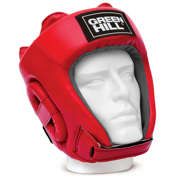 Боксёрский шлем Green Hill Training красный в интернет-магазине VersusBox.ru