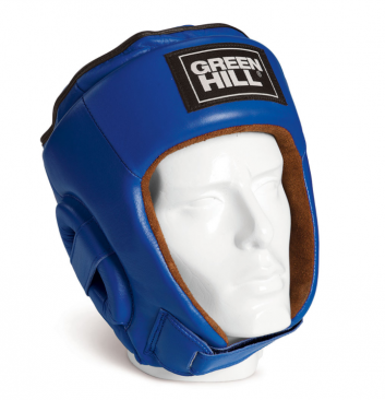 Кикбоксерский шлем Green Hill Best синий в интернет-магазине VersusBox.ru