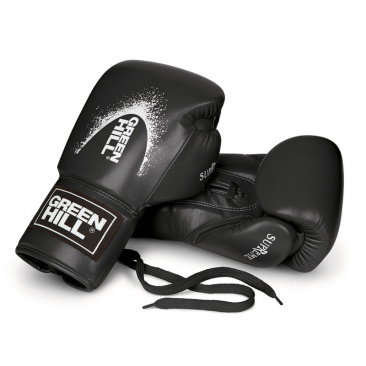 Боксерские перчатки Green Hill SUPREME черные в интернет-магазине VersusBox.ru