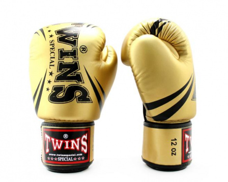 Боксерские перчатки Twins fbgvs3-tw6 fancy boxing gloves золотые в интернет-магазине VersusBox.ru