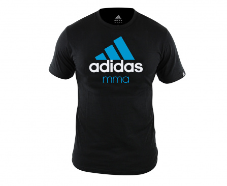 Футболка adidas Community T-Shirt Mma черно-синяя в интернет-магазине VersusBox.ru