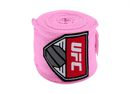 Бинт боксерский UFC 4,5м розовый в интернет-магазине VersusBox.ru