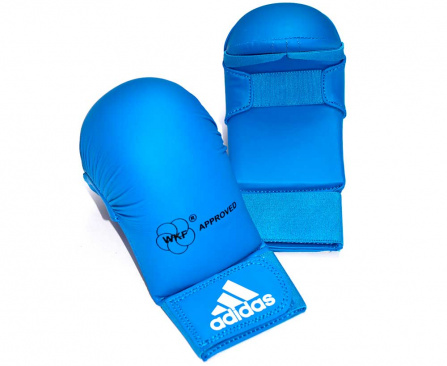 Накладки для карате adidas Wkf Bigger синие в интернет-магазине VersusBox.ru