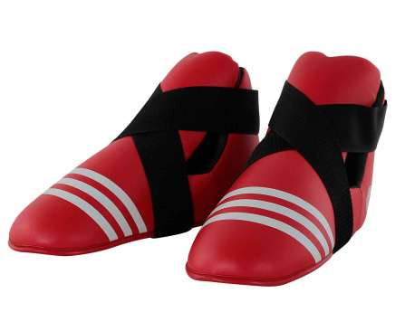 Защита стопы adidas Wako Kickboxing Safety Boots красная в интернет-магазине VersusBox.ru