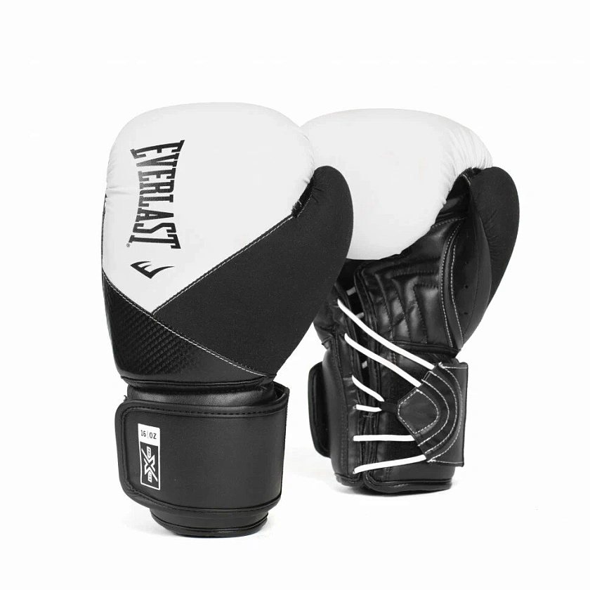 Перчатки тренировочные Protex PU 12oz бел/черн. в интернет-магазине VersusBox.ru