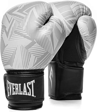 Боксерские перчатки Spark тренировочные белые-гео в интернет-магазине VersusBox.ru