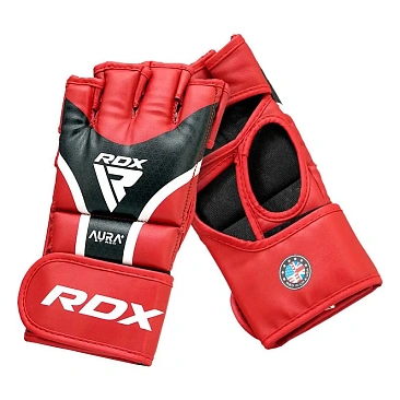 Перчатки RDX GRAPPLING AURA PLUS T-17 XL красн/черн. в интернет-магазине VersusBox.ru