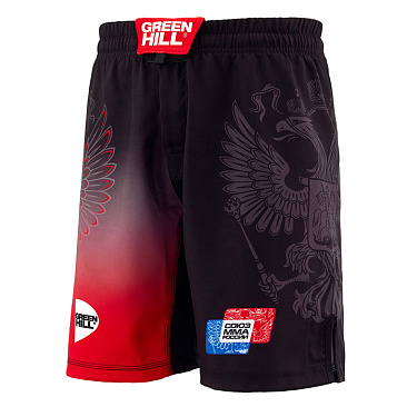 MMSU-3991 Шорты СОЮЗ MMA РОССИИ красные в интернет-магазине VersusBox.ru