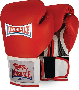 Перчатки тренировочные Lonsdale Brantford 10oz красн. в интернет-магазине VersusBox.ru