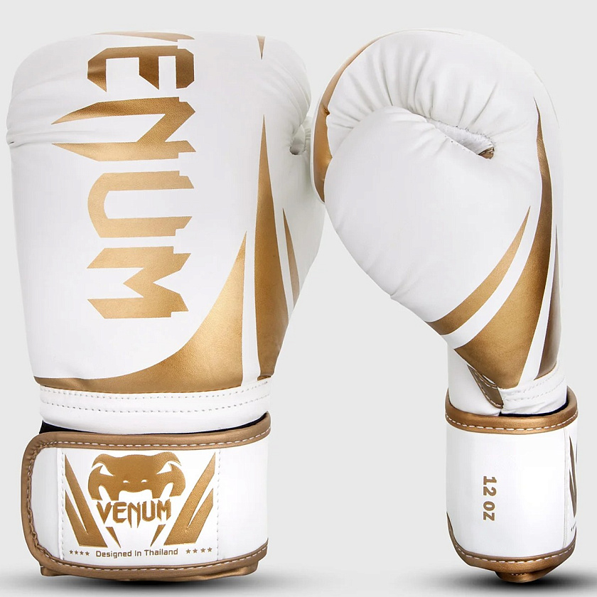 Перчатки Challenger 2.0 16oz бел/золот. в интернет-магазине VersusBox.ru