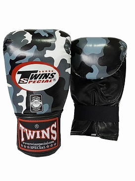 Перчатки боксерские снарядные Twins ftbgl1h-ar fancy training bag gloves серые в интернет-магазине VersusBox.ru