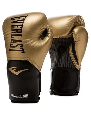 Боксерские перчатки Elite ProStyle тренировочные золотистые в интернет-магазине VersusBox.ru
