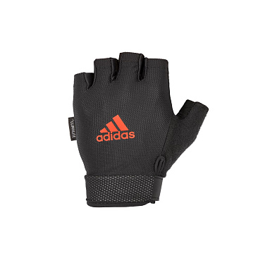 Перчатки для фитнеса Adidas (черный/красный) размер M в интернет-магазине VersusBox.ru