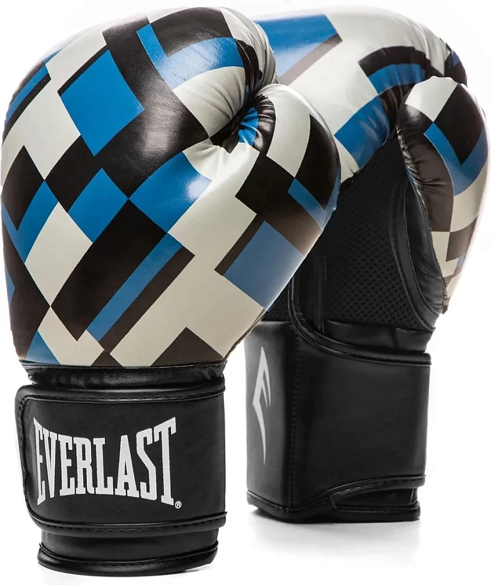 Купить боксерские перчатки spark тренировочные синяя клетка по цене 6 499 ₽ в магазине VersusBox.ru