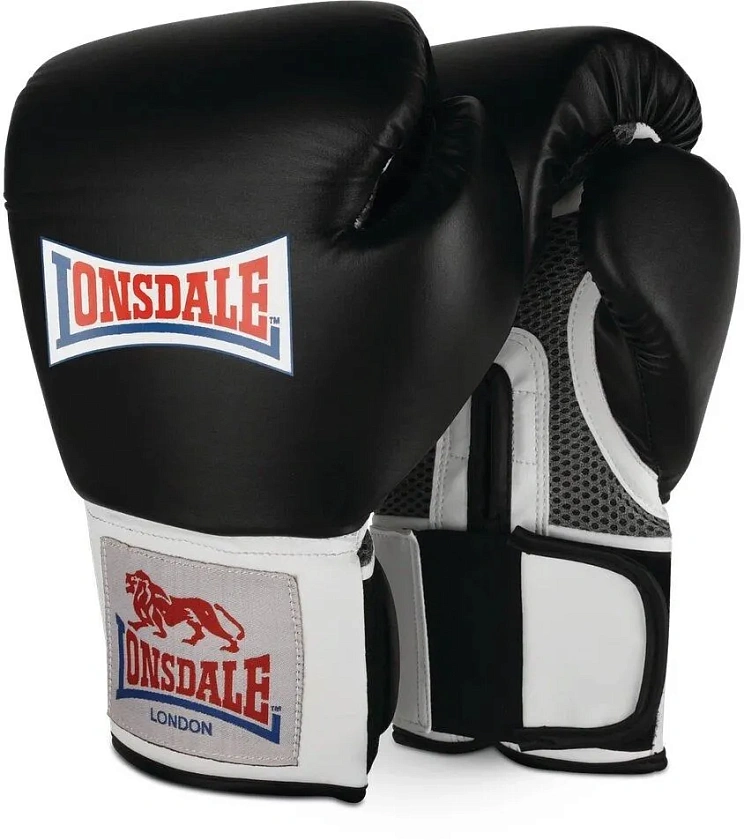 Перчатки тренировочные Lonsdale Brantford 12oz черн. в интернет-магазине VersusBox.ru