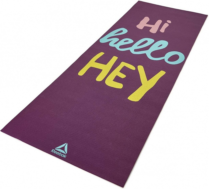 Коврик для йоги Reebok Yoga Mat Crosses-Hi бордовый в интернет-магазине VersusBox.ru