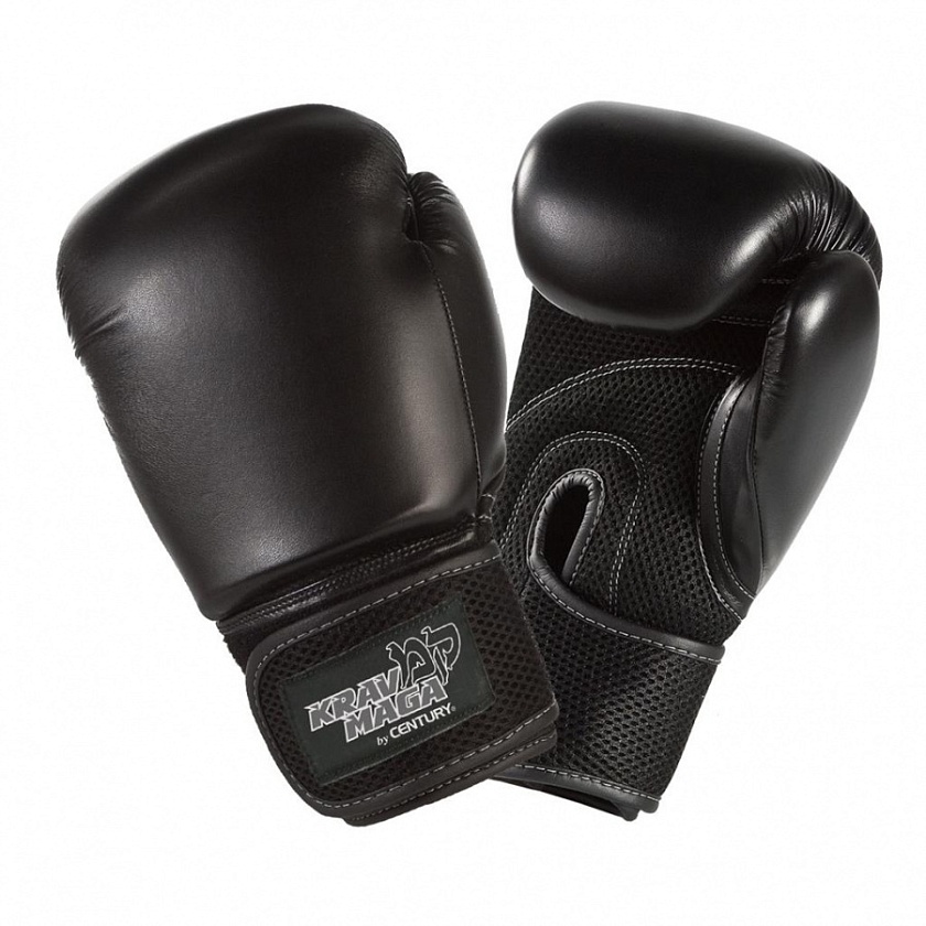 Купить боксерские перчатки century krav maga черные по цене 3 390 ₽ в магазине VersusBox.ru