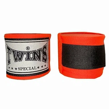 Боксерские бинты Twins Special оранжевые в интернет-магазине VersusBox.ru
