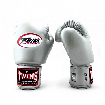 Боксерские перчатки TWINS bgvl3 серебряные в интернет-магазине VersusBox.ru