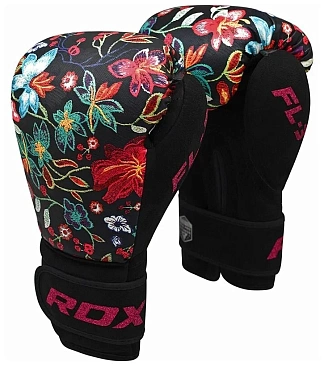 Перчатки тренировочные RDX FL-3 10oz черн/цвет. в интернет-магазине VersusBox.ru