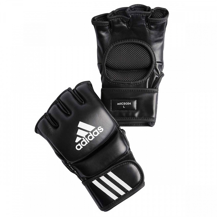 Купить шингарты adidas/ufc type черные кожезаменитель по цене  в магазине VersusBox.ru