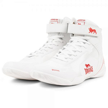 Боксерки Lonsdale Rufford 8 бел/красн. в интернет-магазине VersusBox.ru