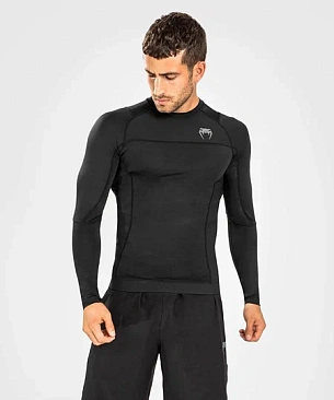 Рашгард мужской Venum G-Fit Air Long Sleeves черный в интернет-магазине VersusBox.ru