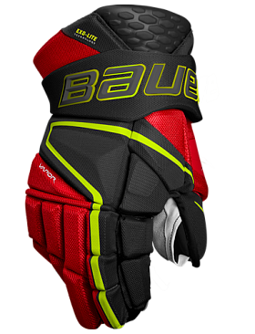 Хоккейные перчатки Bauer Vapor Hyperlite GLOVE SR 14" красные в интернет-магазине VersusBox.ru