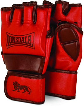Перчатки Lonsdale MMA Moncton SM красн. в интернет-магазине VersusBox.ru