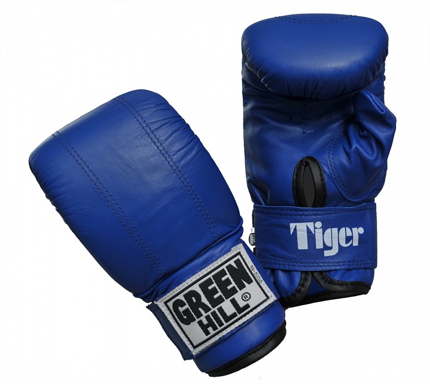 Купить перчатки снарядные green hill tiger синие по цене  в магазине VersusBox.ru
