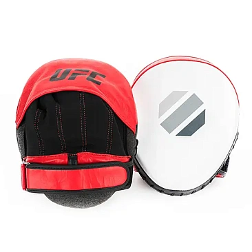 UFC PRO Лапы боксерские Micro Mitts Black/ Red в интернет-магазине VersusBox.ru