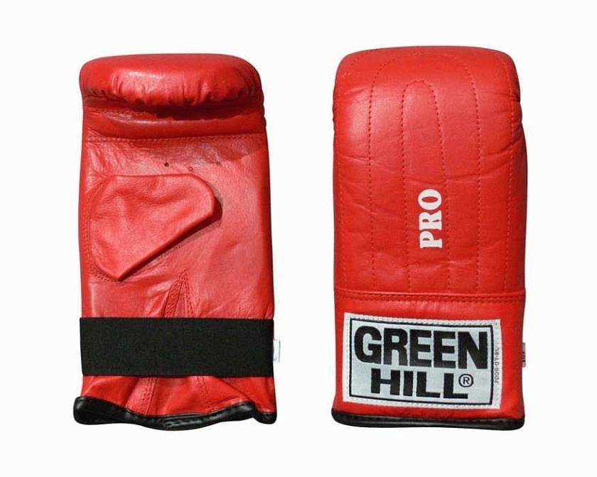 Купить перчатки снарядные green hill pro красные по цене  в магазине VersusBox.ru