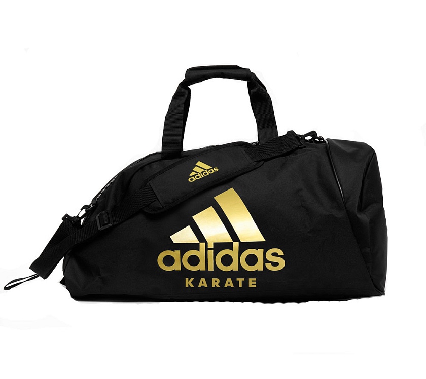 Сумка-рюкзак Training 2 in 1 Bag Karate черно-золотая в интернет-магазине VersusBox.ru