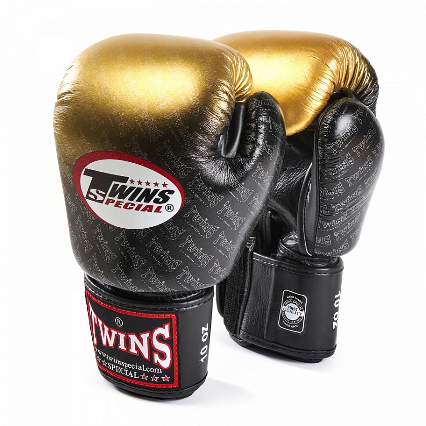 Купить перчатки боксерские twins fbgvl3-tw1 fancy boxing gloves черно-золотые по цене  в магазине VersusBox.ru