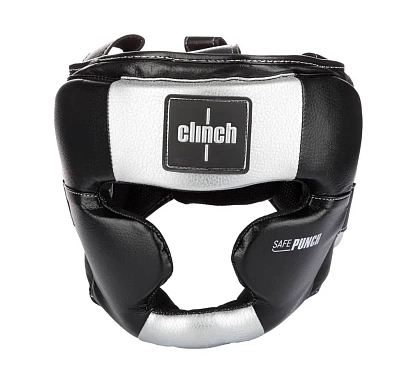 Шлем боксерский Clinch Punch 2.0 Full Face черно-серебристый в интернет-магазине VersusBox.ru