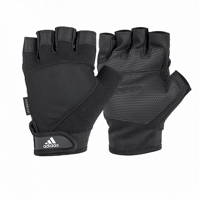 Перчатки для фитнеса черные (размер М) в интернет-магазине VersusBox.ru