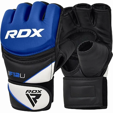 Перчатки тренировочные RDX Grappling F12 XL черн/син. в интернет-магазине VersusBox.ru