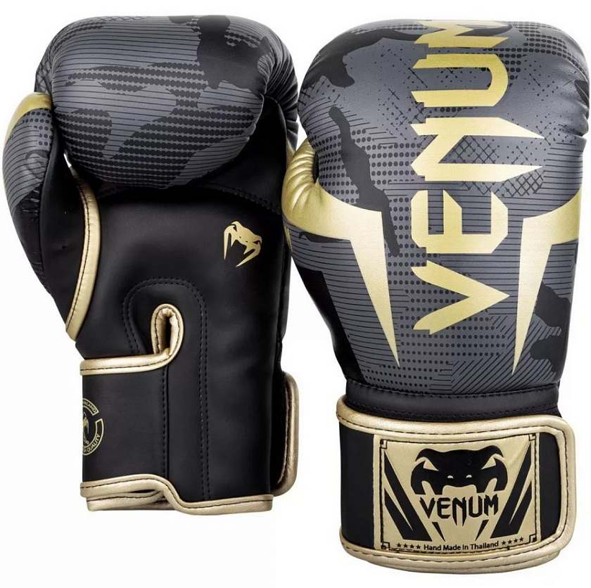 Перчатки Elite 12oz камуф./золот. в интернет-магазине VersusBox.ru