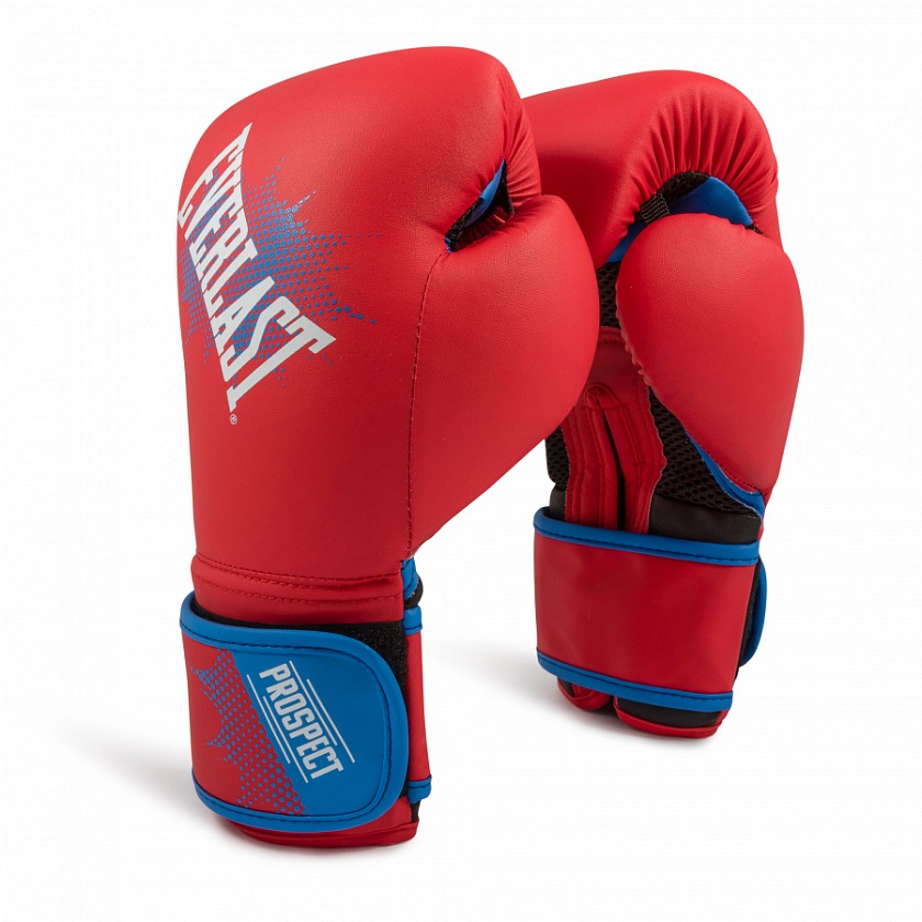 Купить детские боксерские перчатки everlast prospect красные по цене 2 799 ₽ в магазине VersusBox.ru