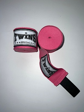 Боксерские бинты Twins Special розовые в интернет-магазине VersusBox.ru