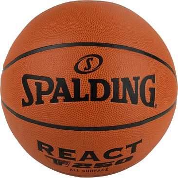Мяч баскетбольный Spalding TF-250 React FIBA р. 7, арт. 76-801Z в интернет-магазине VersusBox.ru