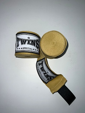 Боксерские бинты Twins Special золотые в интернет-магазине VersusBox.ru