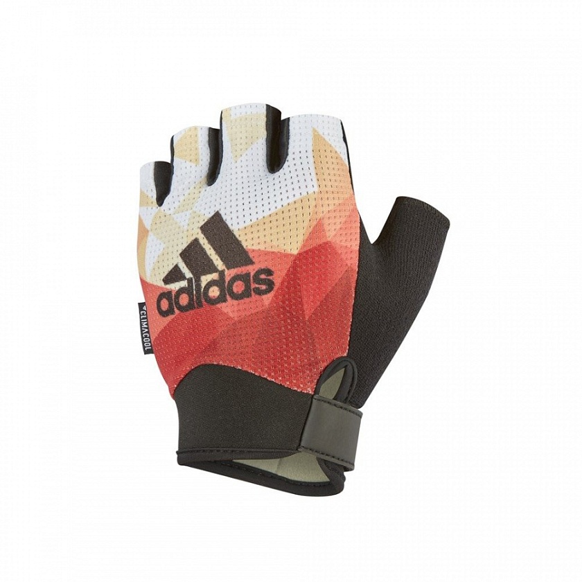 Перчатки для фитнеса Adidas оранжевые в интернет-магазине VersusBox.ru