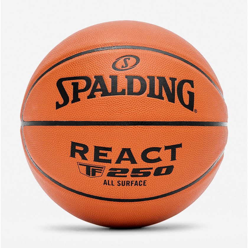 Мяч баскетбольный Spalding TF-250 React FIBA р. 7, арт. 76-801Z в интернет-магазине VersusBox.ru