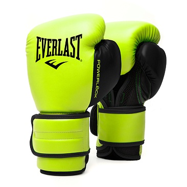 Боксерские перчатки Powerlock PU 2 салатовые тренировочные в интернет-магазине VersusBox.ru