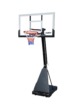 Мобильная баскетбольная стойка Proxima 54", стекло в интернет-магазине VersusBox.ru